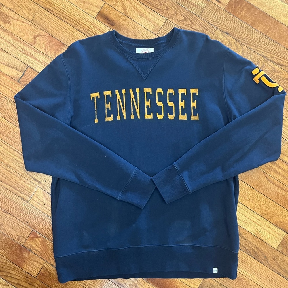 Tennessee Volunteers Sweatshirt ‘47 Brand XL Blue and Orange Pullover